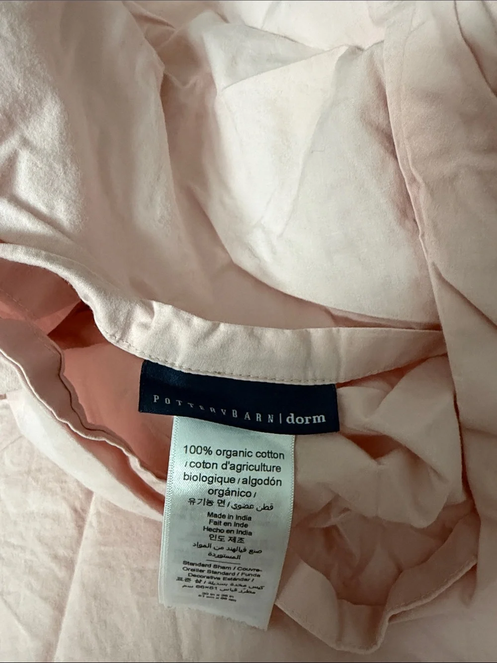 Pottery Barn Teen soft pale